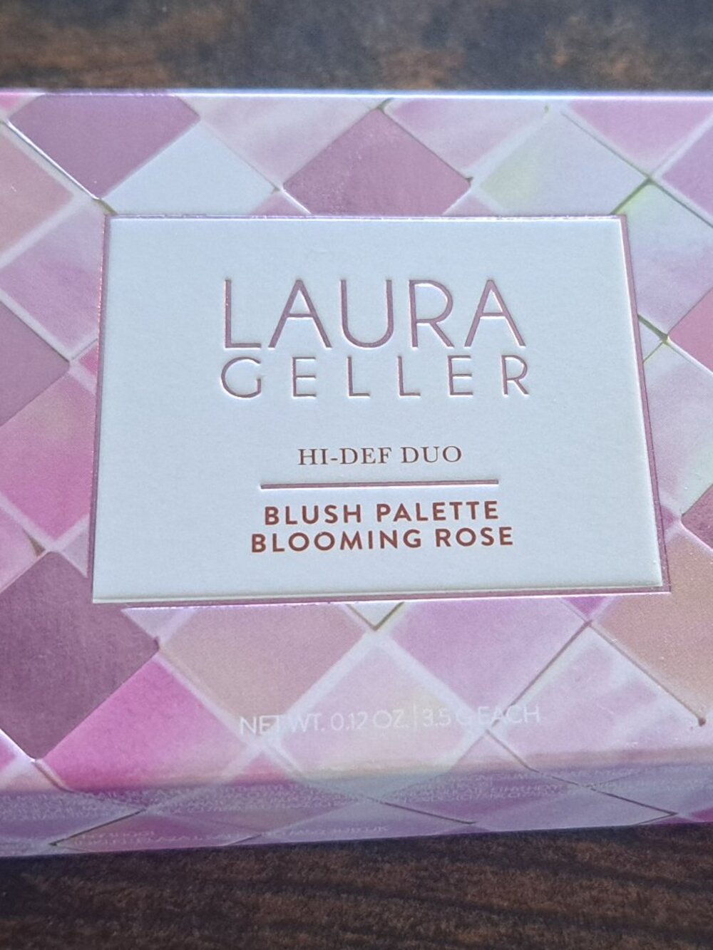 LAURA GELLER HI-DEF DUO BLUSH PALETTE BLOOMING ROSE